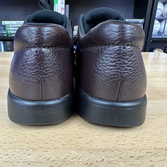 SAS Bout Time Womans Size 9 Burgundy Red Leather Lace Up Loafer Shoes Supportive - Picture 5 of 6